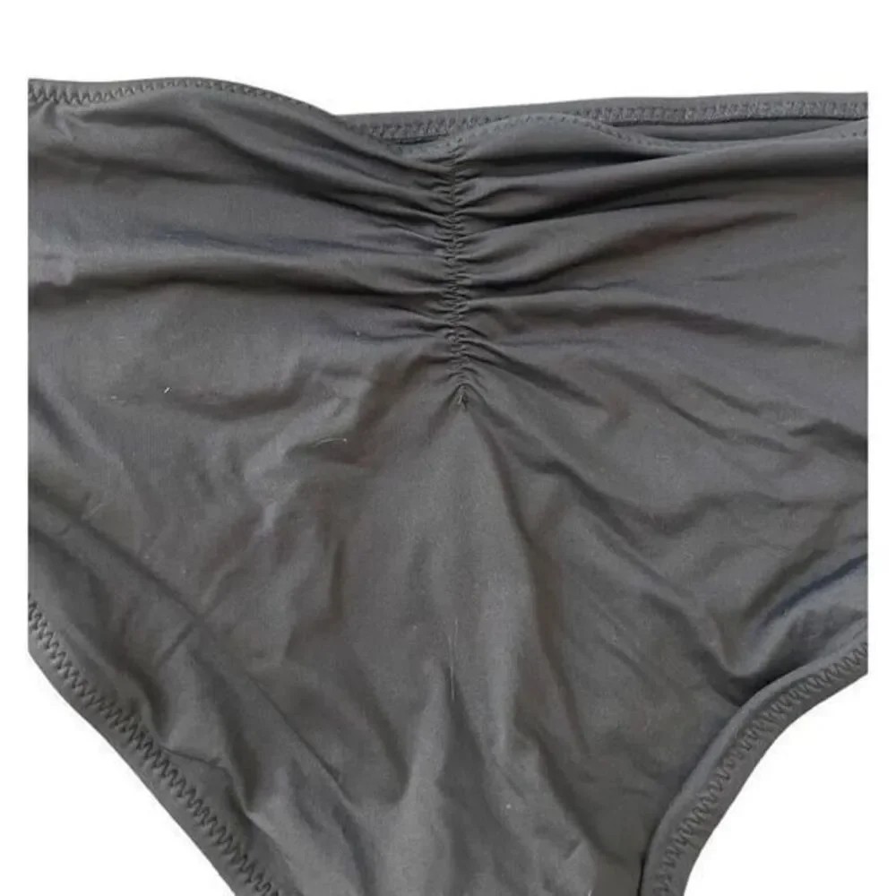 BECCA ETC Black Color Code Shirred Side‎ Tab Hipsters Plus Size 2X